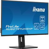 iiyama ProLite XUB2797UHSNP-B1 - 27 inch - 4K - IPS - USB-Hub (4x) - in hoogte verstelbaar - USB-C Dock - KVM-switch