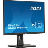 iiyama ProLite XUB2495WSU-B7 - 24 Inch - IPS - WUXGA - USB-hub - In hoogte verstelbaar