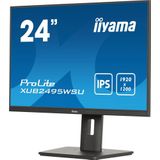 iiyama ProLite XUB2495WSU-B7 - 24 Inch - IPS - WUXGA - USB-hub - In hoogte verstelbaar