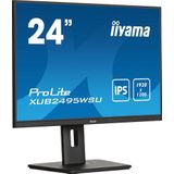 iiyama ProLite XUB2495WSU-B7 - 24 Inch - IPS - WUXGA - USB-hub - In hoogte verstelbaar