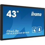 Iiyama 43iW - LCD Touch - 4K UHD - Zwart - LED - IPS