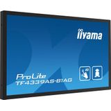 Iiyama 43iW - LCD Touch - 4K UHD - Zwart - LED - IPS