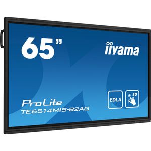 iiyama - ProLite TE6514MIS-B2AG - Public Display - Zwart - LCD - 4K UHD