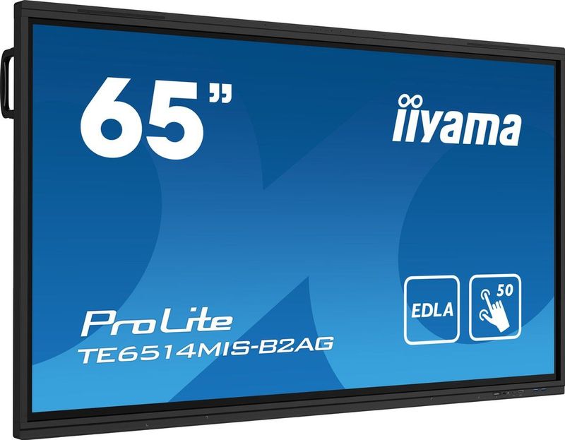 iiyama - ProLite TE6514MIS-B2AG - Public Display - Zwart - LCD - 4K UHD