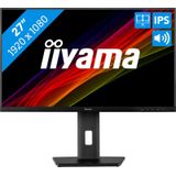 iiyama ProLite XUB2793HS-B6 - 27 Inch - IPS - Full HD - In hoogte verstelbaar