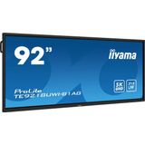 iiyama - ProLite TE9218UWI-B1AG - Groot Formaat Display - 92 Inch - 5K UHD - Interactief