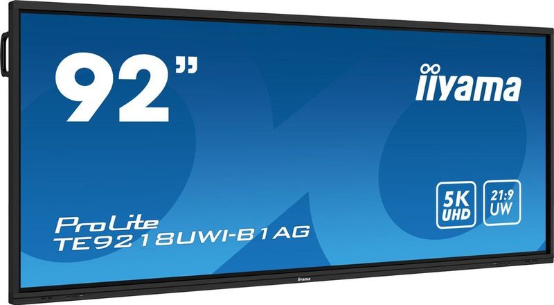 iiyama - ProLite TE9218UWI-B1AG - Groot Formaat Display - 92 Inch - 5K UHD - Interactief