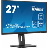 iiyama ProLite XUB2797QSNP-B1 27 inch - QHD - IPS - USB-Hub (2x) - in hoogte verstelbaar - USB-C Dock - KVM-switch
