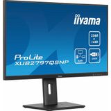iiyama ProLite XUB2797QSNP-B1 27 inch - QHD - IPS - USB-Hub (2x) - in hoogte verstelbaar - USB-C Dock - KVM-switch