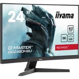 IIYAMA G-Master Red Eagle - Beeldscherm - 24" - Curved VA Panel - Full HD - 180 Hz
