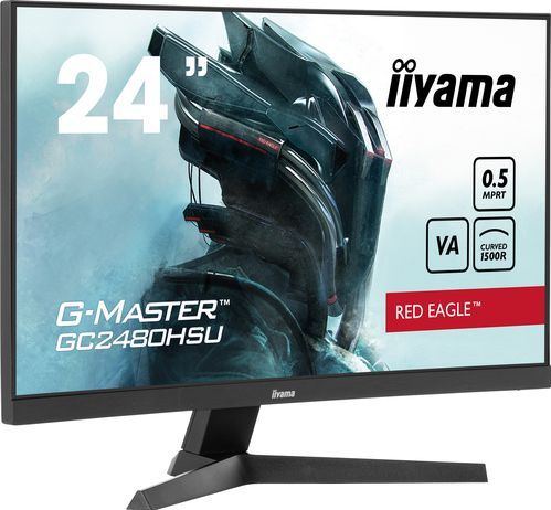 IIYAMA G-Master Red Eagle - Beeldscherm - 24" - Curved VA Panel - Full HD - 180 Hz