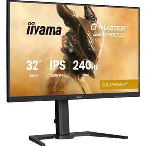 iiyama G-MASTER GB3290QSU-B1 - Computer Monitor - Zwart - 80 cm - 2560 x 1440 Pixels - 2K Ultra HD - LED