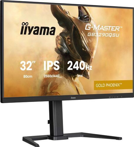 iiyama G-MASTER GB3290QSU-B1 - Computer Monitor - Zwart - 80 cm - 2560 x 1440 Pixels - 2K Ultra HD - LED