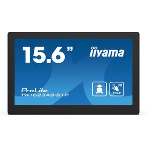 Iiyama - Prolite Tw1623as-b1p - Monitor - Zwart - 15,6" FHD IPS