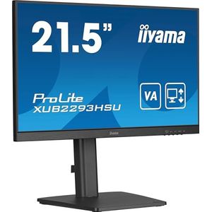 Iiyama Prolite Xub2293hsu-b7 Computer Monitor 54,6 Cm (21.5") 1920 X 1080 Pixels Full Hd Led Zwart 21.5" 1920 X 1080pixels Ips 16:9 100hz