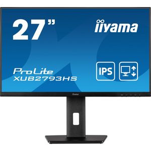iiyama ProLite XUB2793HS-B7 computer monitor 68,6 cm (27 inch) 1920 x 1080 Pixels Full HD LED Zwart