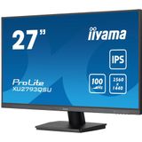 IIYAMA - 27 Inch Wide LCD Monitor - 2560 x 1440 QHD - IPS Panel - LED - Zwart