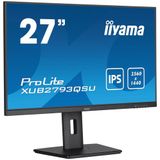 Iiyama - ProLite XUB2793QSU - 27" WQHD IPS Monitor - USB-Hub - 100Hz Verversingssnelheid