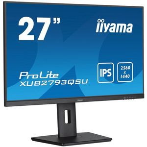 Iiyama - ProLite XUB2793QSU - 27" WQHD IPS Monitor - USB-Hub - 100Hz Verversingssnelheid