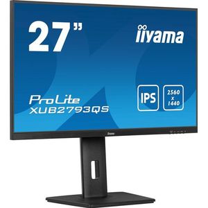 IIYAMA 27" Wide LCD - Beeldscherm - Zwart - IPS Paneel - 2560 x 1440 QHD
