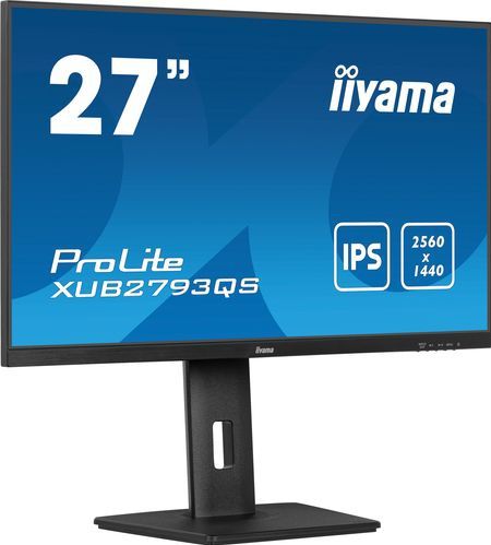 IIYAMA 27" Wide LCD - Beeldscherm - Zwart - IPS Paneel - 2560 x 1440 QHD