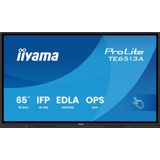 iiyama TE6513A-B1AG beeldkrant Interactief flatscreen 163,8 cm (64.5") Wifi 450 cd/m² 4K Ultra HD Zwart Touchscreen Type processor Android 18/7