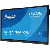 iiyama TE6513A-B1AG beeldkrant Interactief flatscreen 163,8 cm (64.5") Wifi 450 cd/m² 4K Ultra HD Zwart Touchscreen Type processor Android 18/7