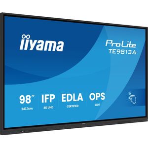 Iiyama TE9813A-B1AG - Interactief Flatscreen - Zwart - 4K UHD IPS