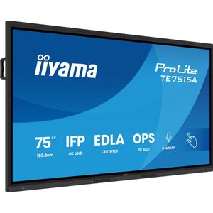 iiyama - ProLite TE7515A-B1AG - Public Display - 75 inch - 4K UHD