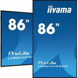 Iiyama 86iW LCD - 4K UHD - IPS - 2,18 m - 3840 x 2160 Pixels