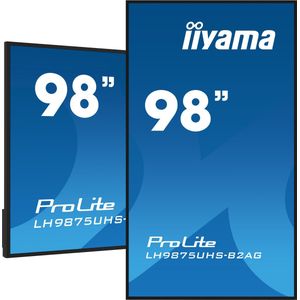 IIYAMA - LH9875UHS-B2AG - Monitor - 98 Inch - 3840x2160 - UHD IPS - Haze 25perc - 500cd/m2