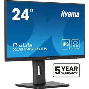 Iiyama - XUB2497HSN - 24'' IPS Monitor - Full HD - USB-C Dock - RJ45
