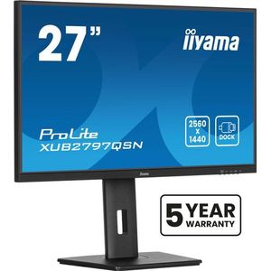 Iiyama - ProLite XUB2797QSN-B2 - Monitor - Zwart - 27 Inch - QHD IPS