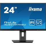 Iiyama - ProLite XUB2497HSU - 24 Inch Monitor - Full HD - IPS - 100Hz - USB-Hub