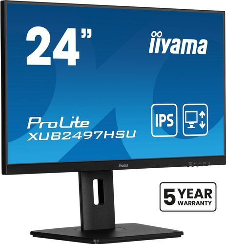 Iiyama - ProLite XUB2497HSU - 24 Inch Monitor - Full HD - IPS - 100Hz - USB-Hub