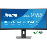 Iiyama - Prolite XCB3497WQSNP-B1 - Monitor - 34 inch - UWQHD - 120 Hz - VA-paneel