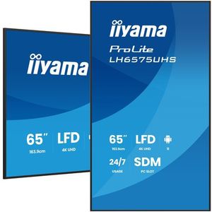 Iiyama - ProLite LH6575UHS-B2AG - 65 inch - 4K VA LED Monitor