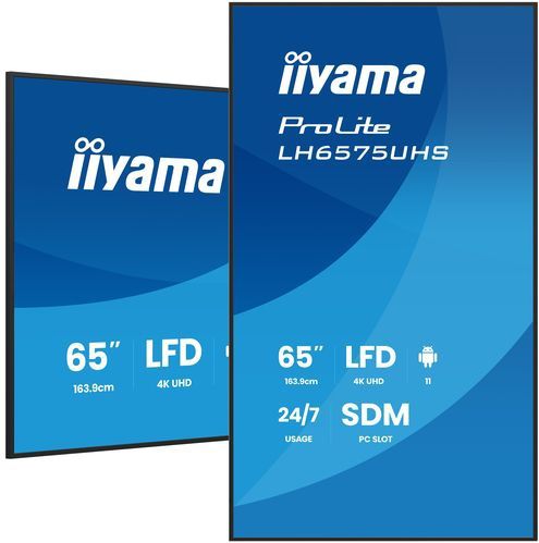 Iiyama - ProLite LH6575UHS-B2AG - 65 inch - 4K VA LED Monitor