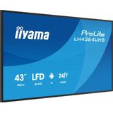 Iiyama 43iW - Beeldscherm - 4K UHD - VA - 109,2 cm - LED - 3840 x 2160 Pixels