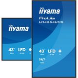 Iiyama 43iW - Beeldscherm - 4K UHD - VA - 109,2 cm - LED - 3840 x 2160 Pixels