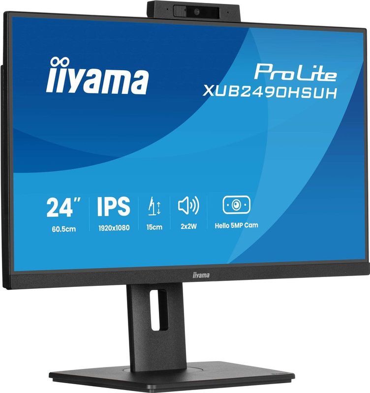 iiyama XUB2490HSUH-B2 computer monitor 60,5 cm (23.8") 1920 x 1080 Pixels Full HD LED Zwart
