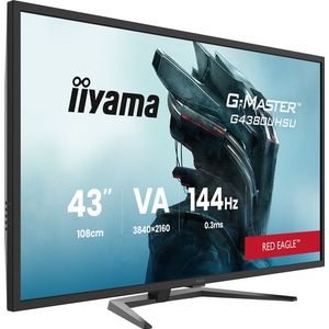 iiyama G-MASTER G4380UHSU-B2 - Computer Monitor - Zwart - 108 cm - 4K Ultra HD - LED