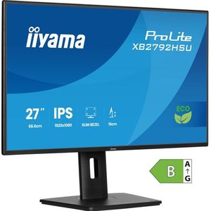 IIYAMA - 27"WIDE - LCD Monitor - 1920 x 1080 - IPS Panel - LED - Adaptive Sync - USB-Hub