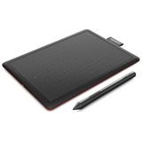 Wacom One Small - Tekentablet - 152 x 95 mm - Rood