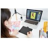 Wacom Intuos Creative Pen Small - Digitalisierer - USB, Bluetooth - Schwarz