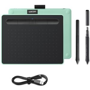 Wacom Intuos Comfort Pen & BT S - Pistache Creatieve Tablet met stift S, Mac, Windows, groen/zwart