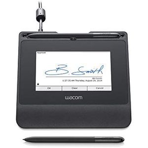 Wacom Signature Set met LCD-kleurtablet, 5 inch (12,7 cm), professionele PDF voor Windows. Leg handgeschreven elektronische handtekeningen in real-time met de draadloze pen en batterijen