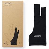 Wacom Drawing Glove – Handschoen om mee te tekenen op een grafisch display (voor rechts- en linkshandige gebruikers, zwart)