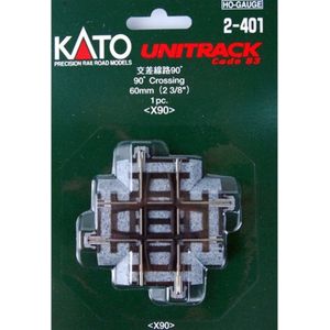 H0 Kato Unitrack 2-401 Kruising 1 stuk(s)