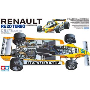 1:12 Tamiya 12033 Renault RE-20 Turbo Racing Car Plastic Modelbouwpakket